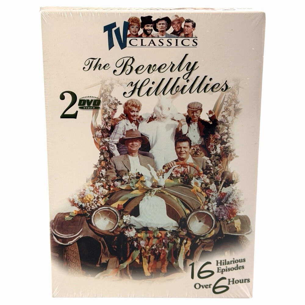 The Beverly Hillbillies TV Show 16 Hilarious Episodes B&W 2 DVD Set New Sealed
